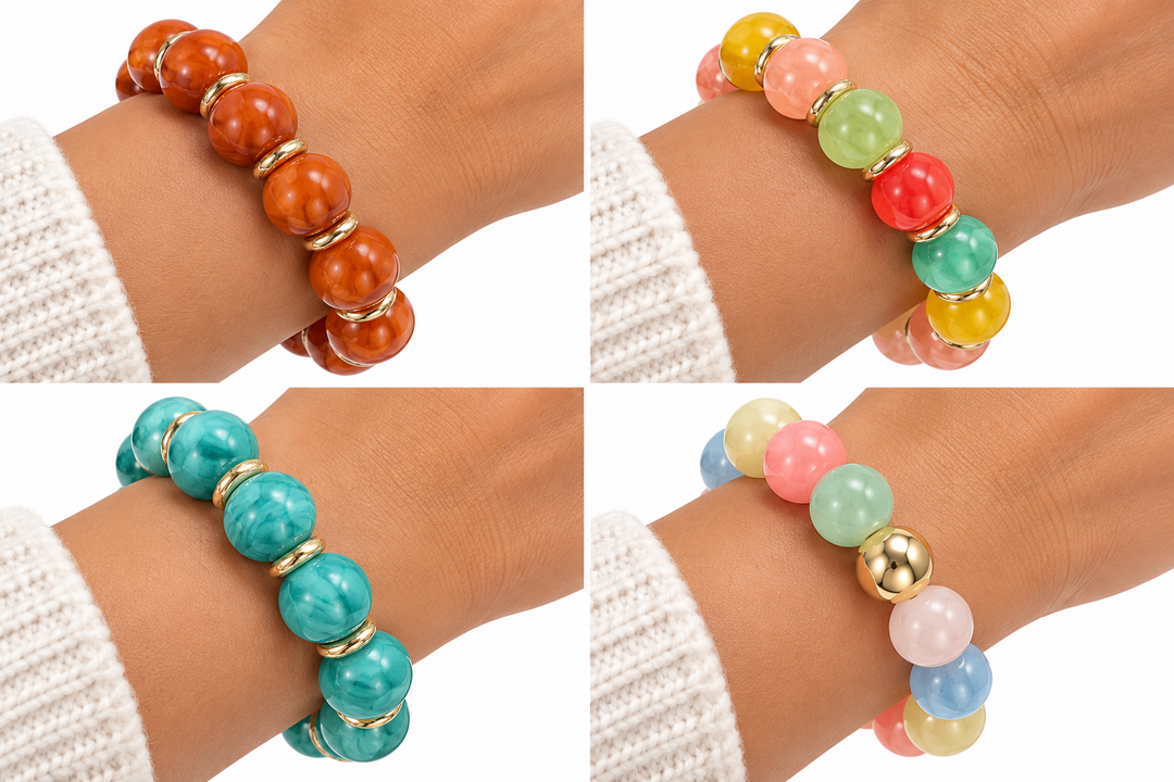 Bubble Gum Stretchy Bracelets