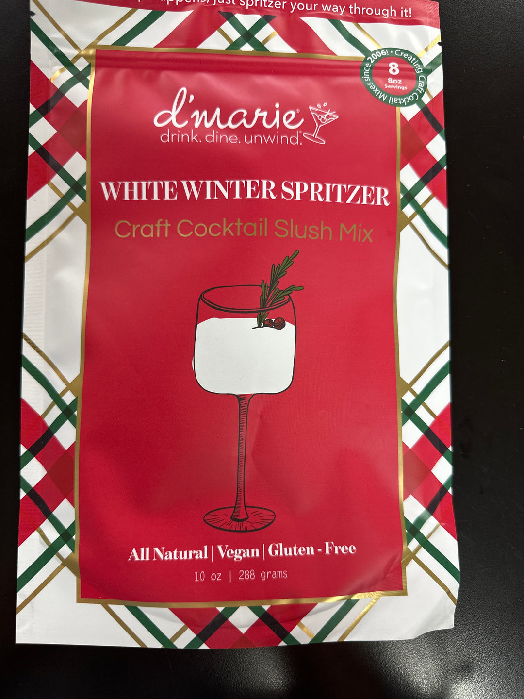 d’marie The Original Craft Cocktail Slush Mix - Holiday Flavors