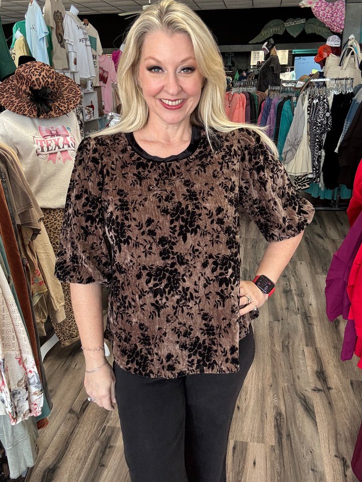 Chocolate Brown Top