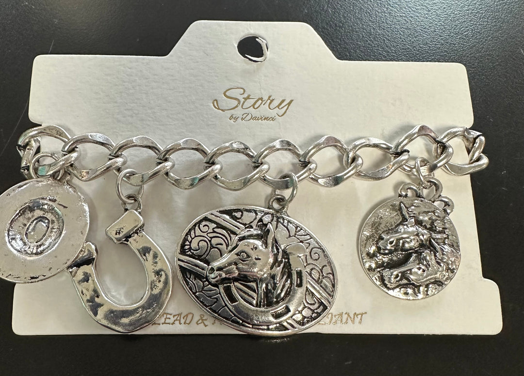 Silver Charm Bracelets