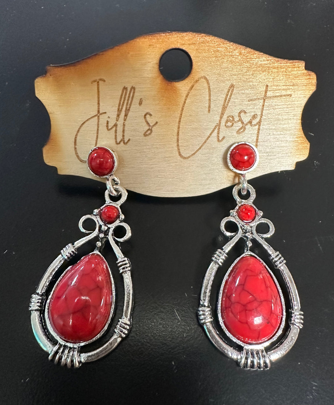 Faux NA Drop Earrings