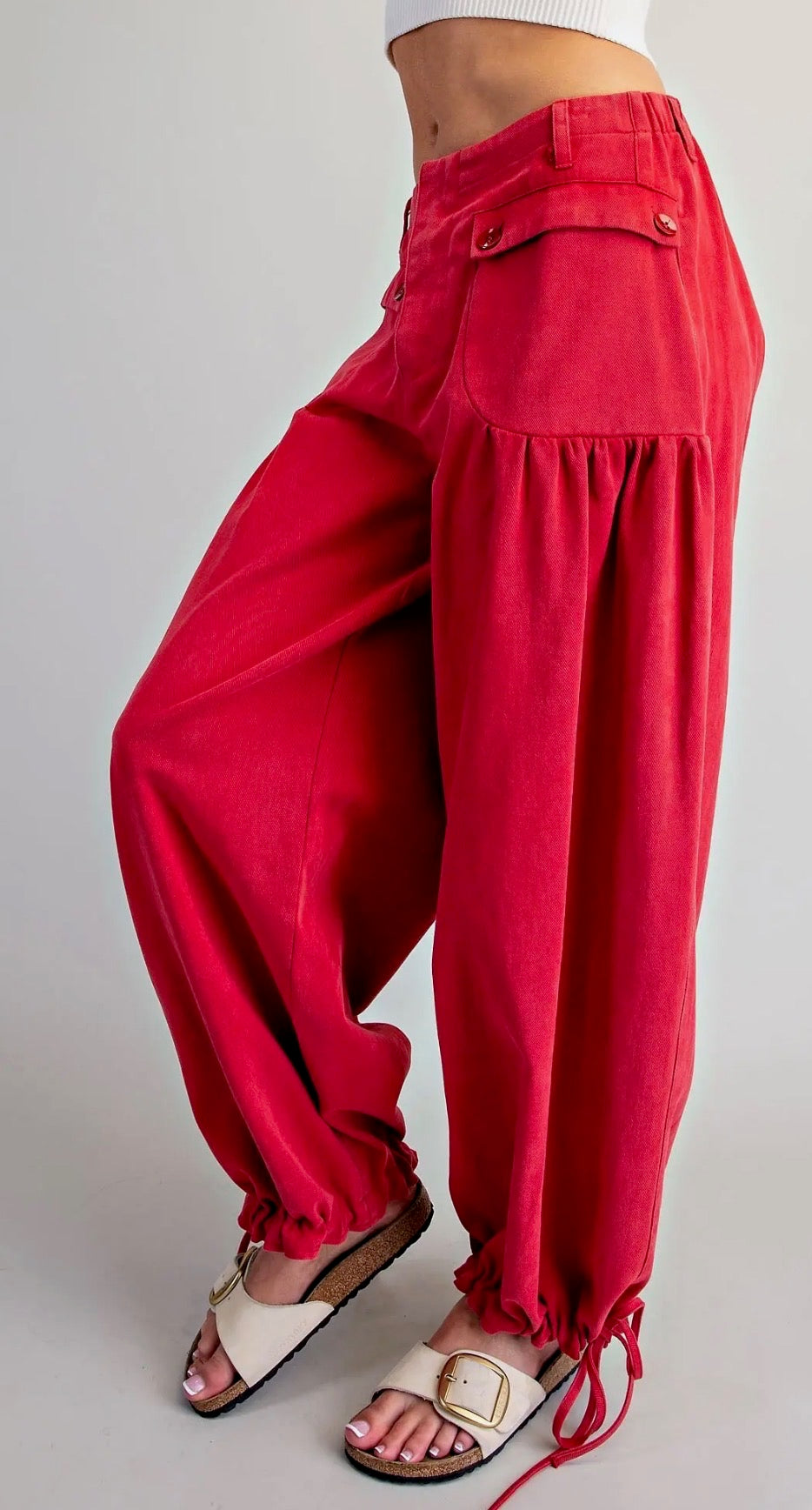 Poppy Red Pants
