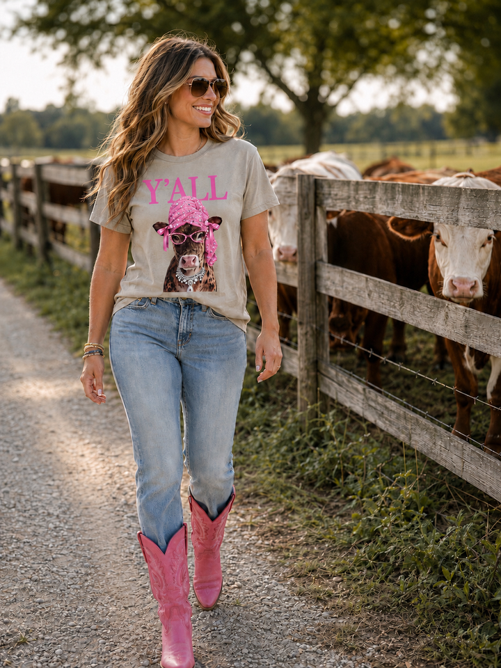 Ya’ll’s Pretty Heifer T-Shirt