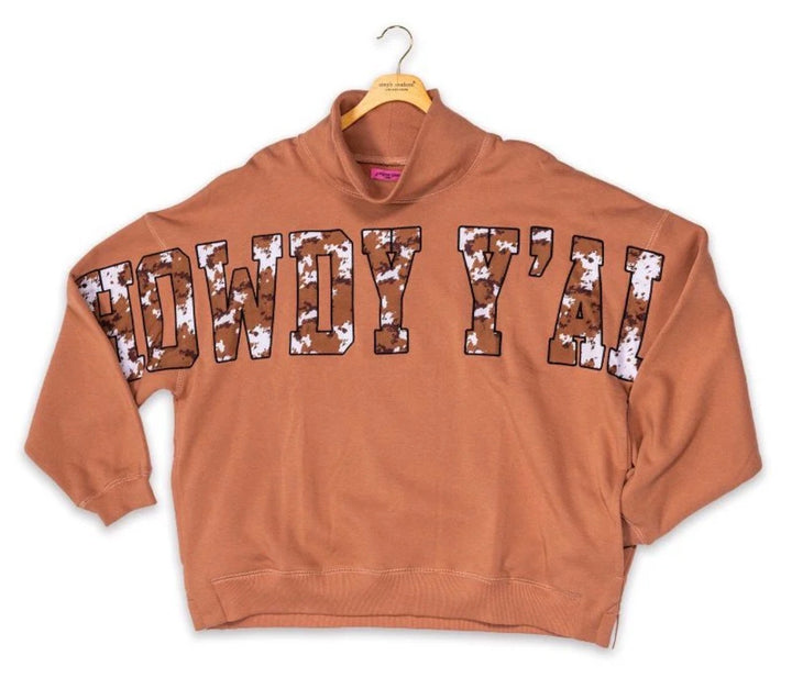 Howdy Ya’ll Mock Neck Sweatshirt