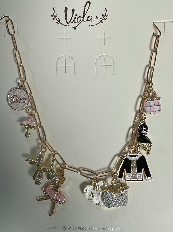 Multi-Charm Necklace