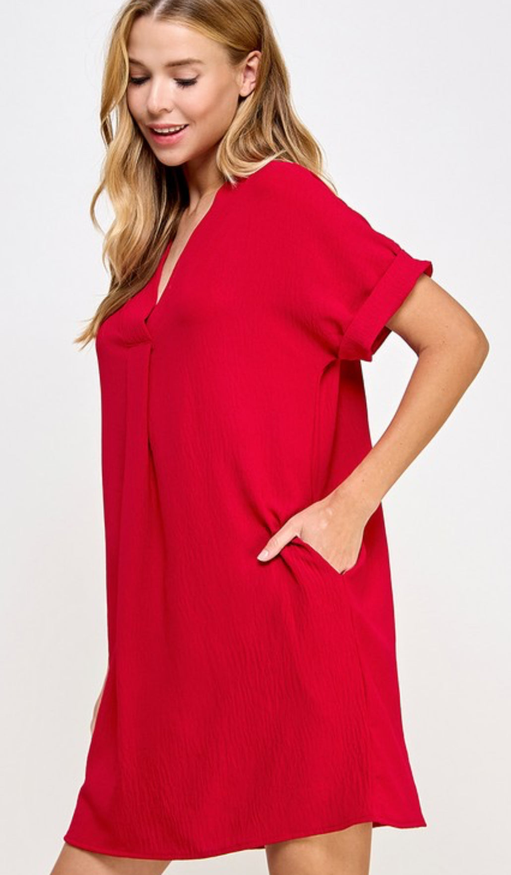 Not So Basic V Neck Dress