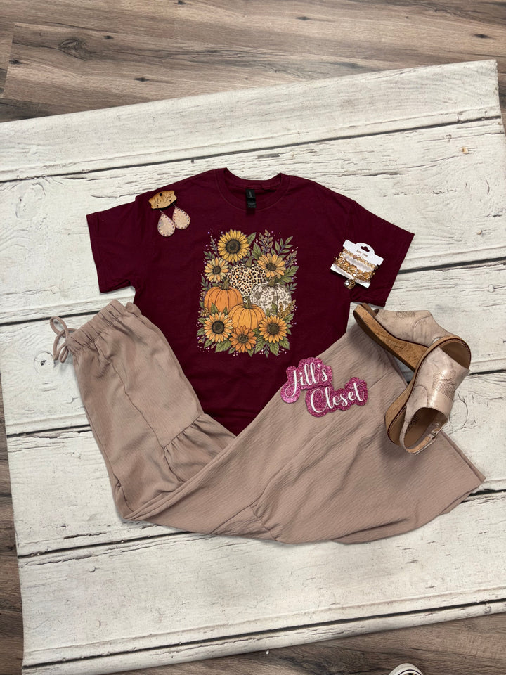 Sunflower Pumpkin Tee