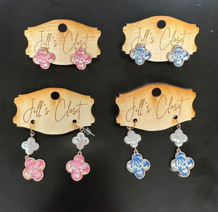 China Trade Earrings or Bracelets