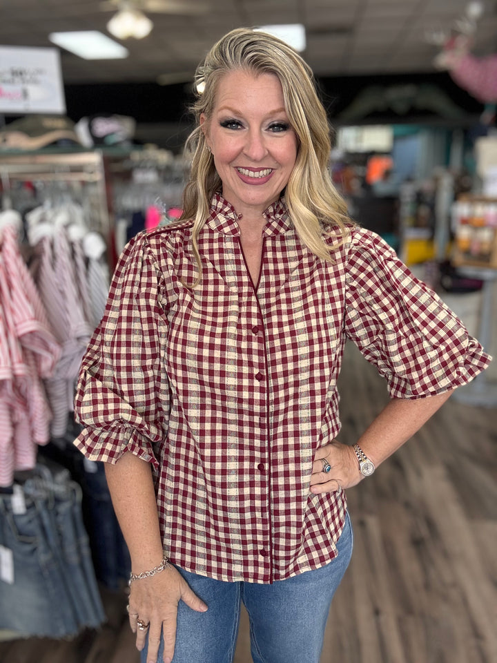 Wine Country Charm Top