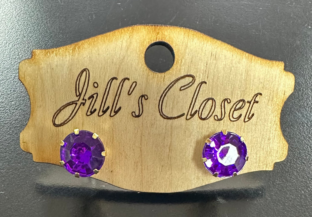 Crystal Stud Earrings