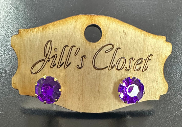 Crystal Stud Earrings