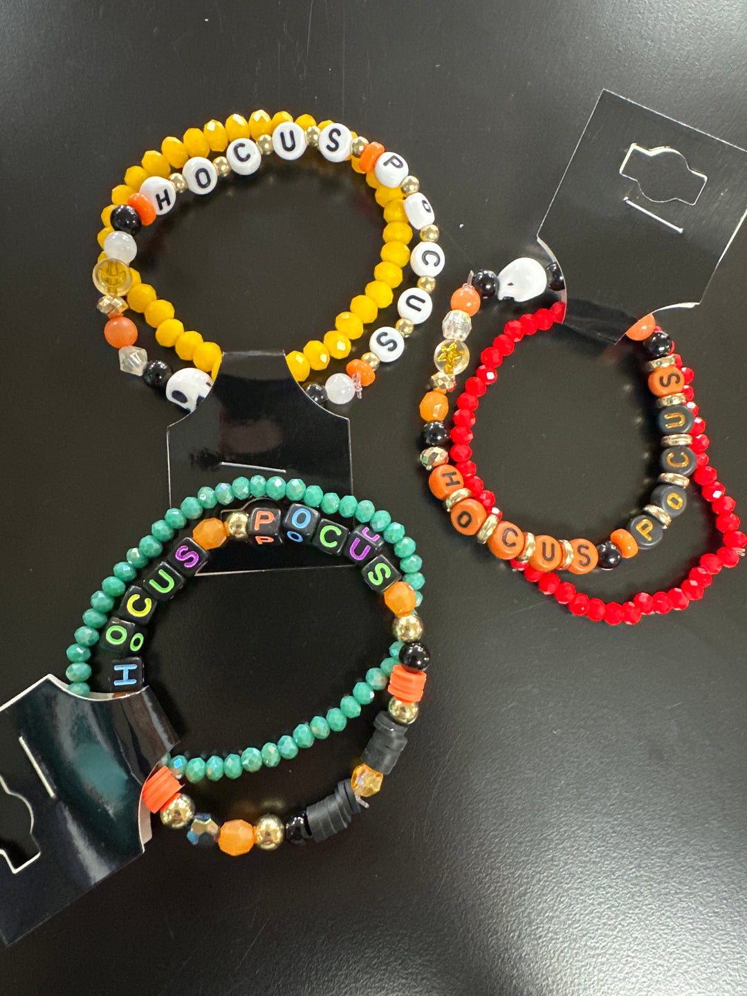 Halloween “Words” Bracelet pair
