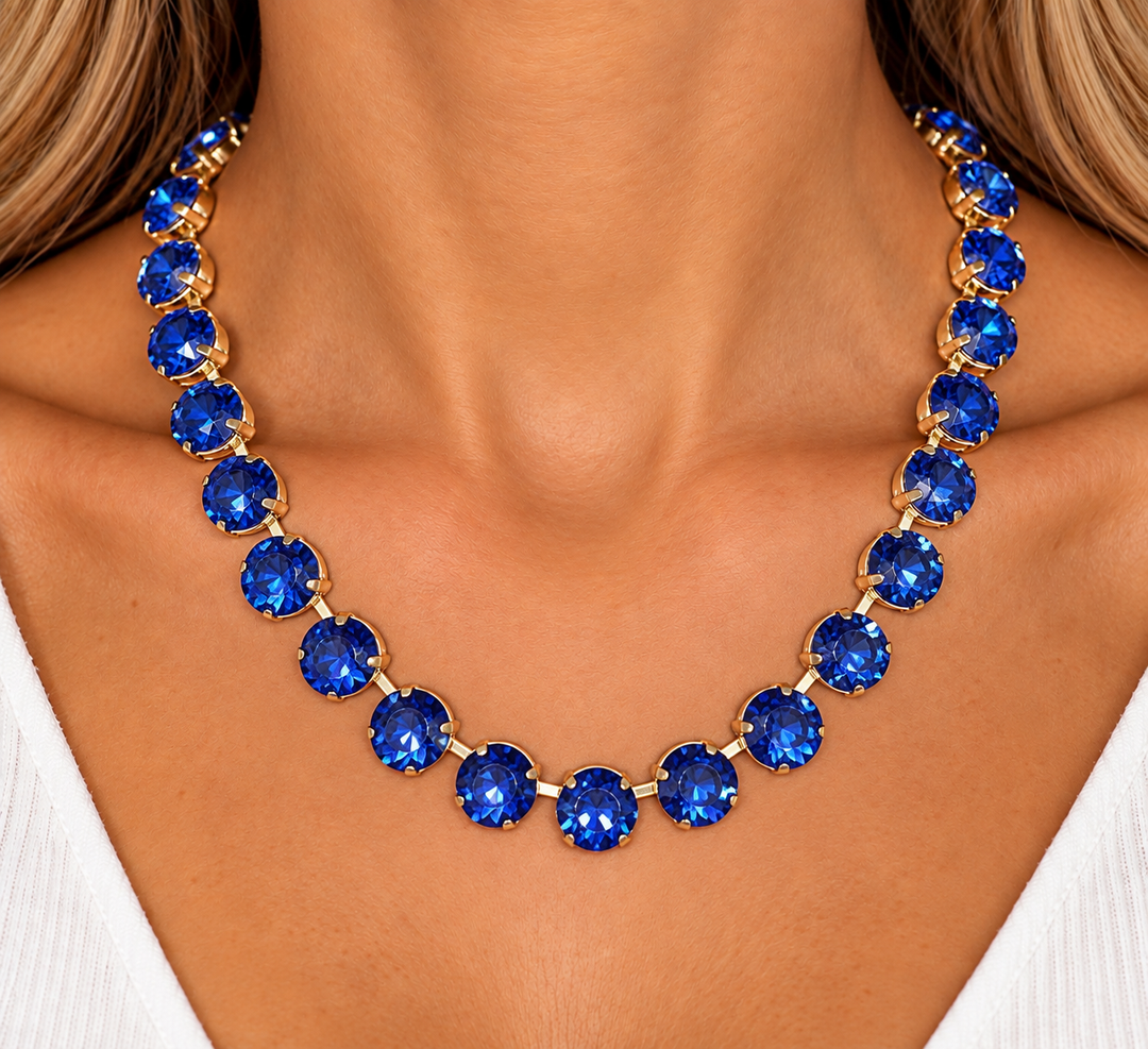 Faceted Crystal Necklace