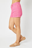 Judy Blue pink pocket embroidery shorts
