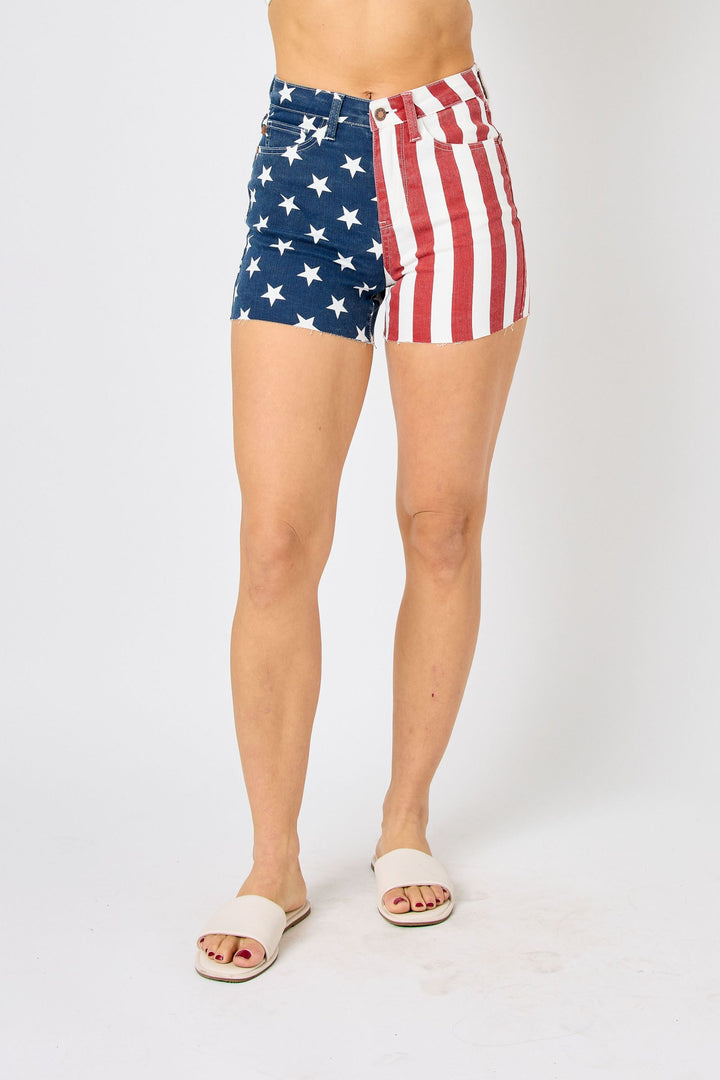 Judy Blue Americana shorts