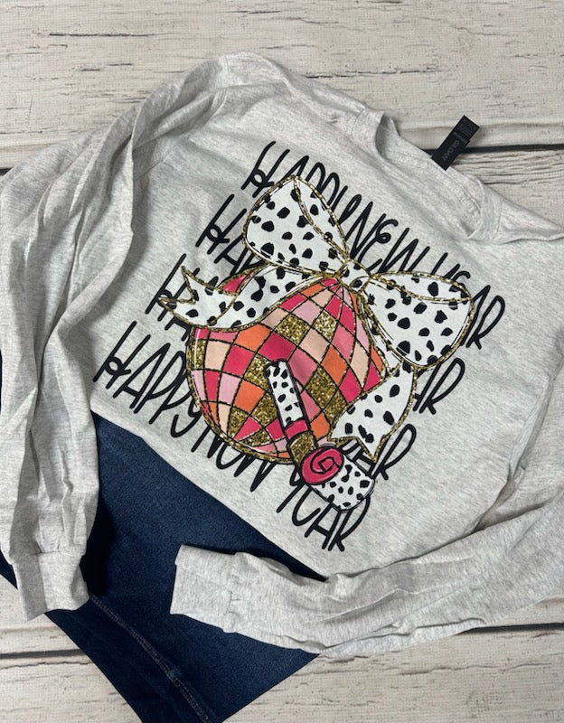 happy new year long sleeve