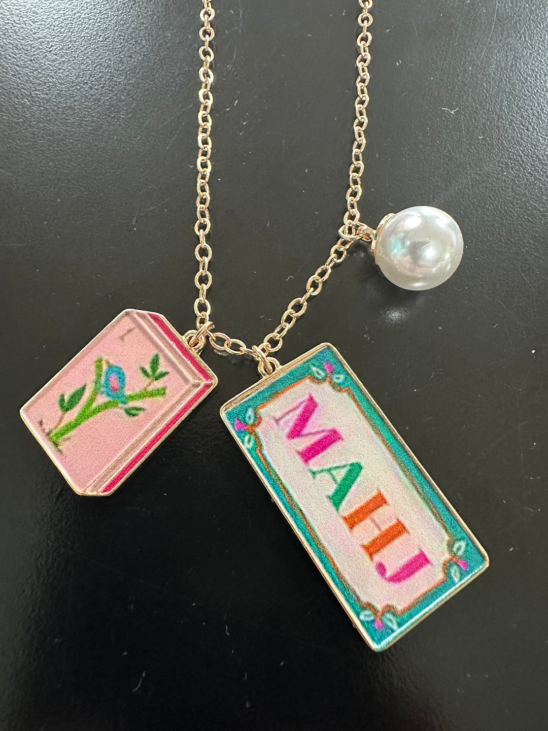 Mahjong Necklace or Earrings