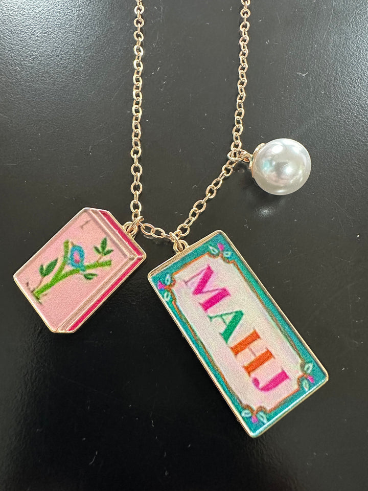 Mahjong Necklace or Earrings