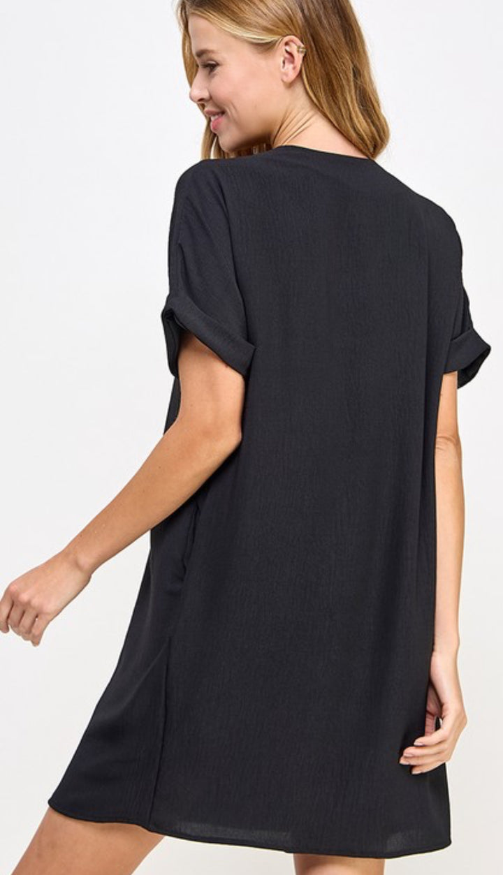 Not So Basic V Neck Dress