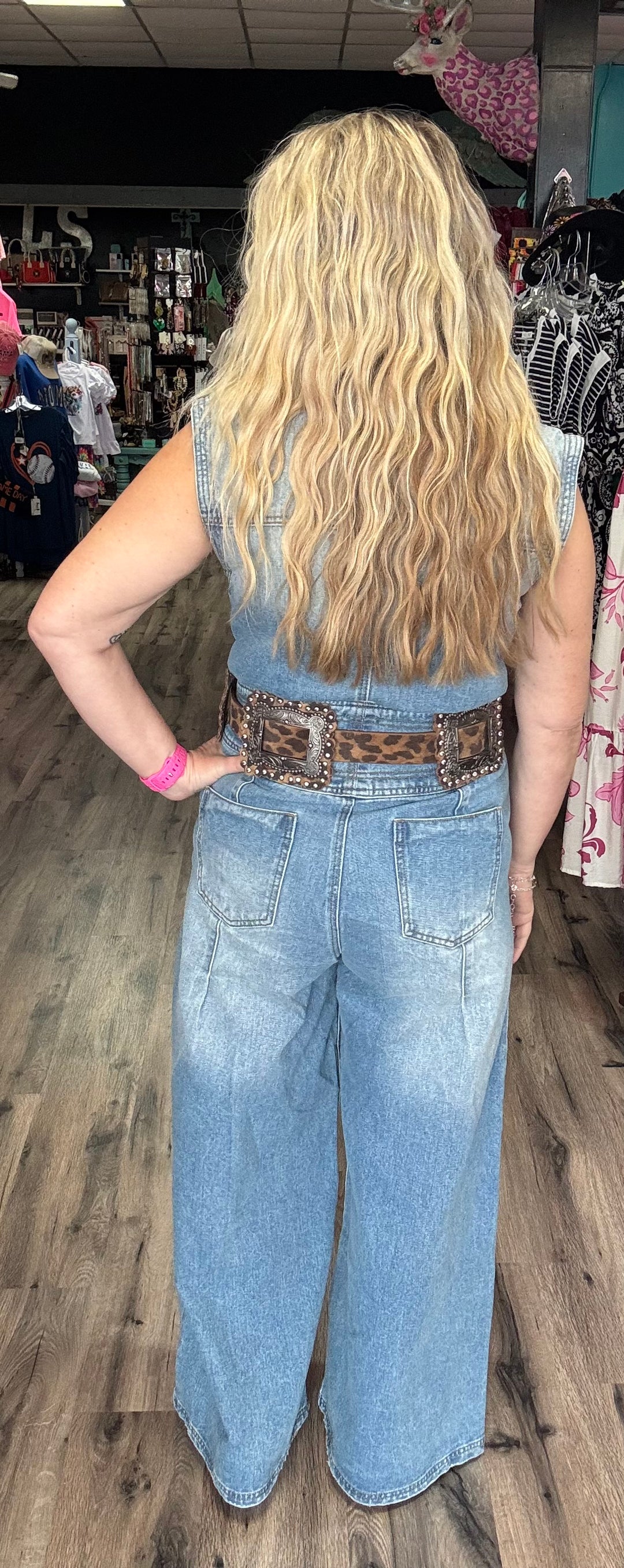 Kerri’s Denim Jumpsuit