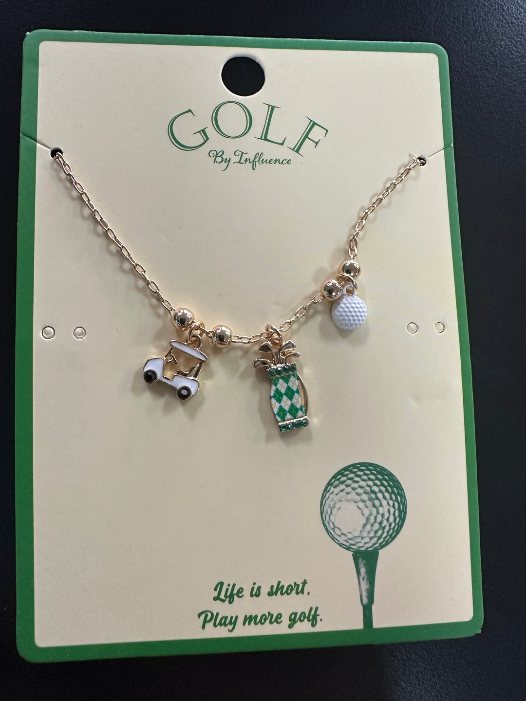 Golf Earrings, Necklaces or Bracelets