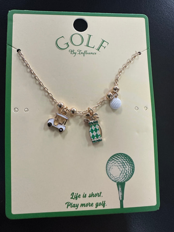 Golf Earrings, Necklaces or Bracelets