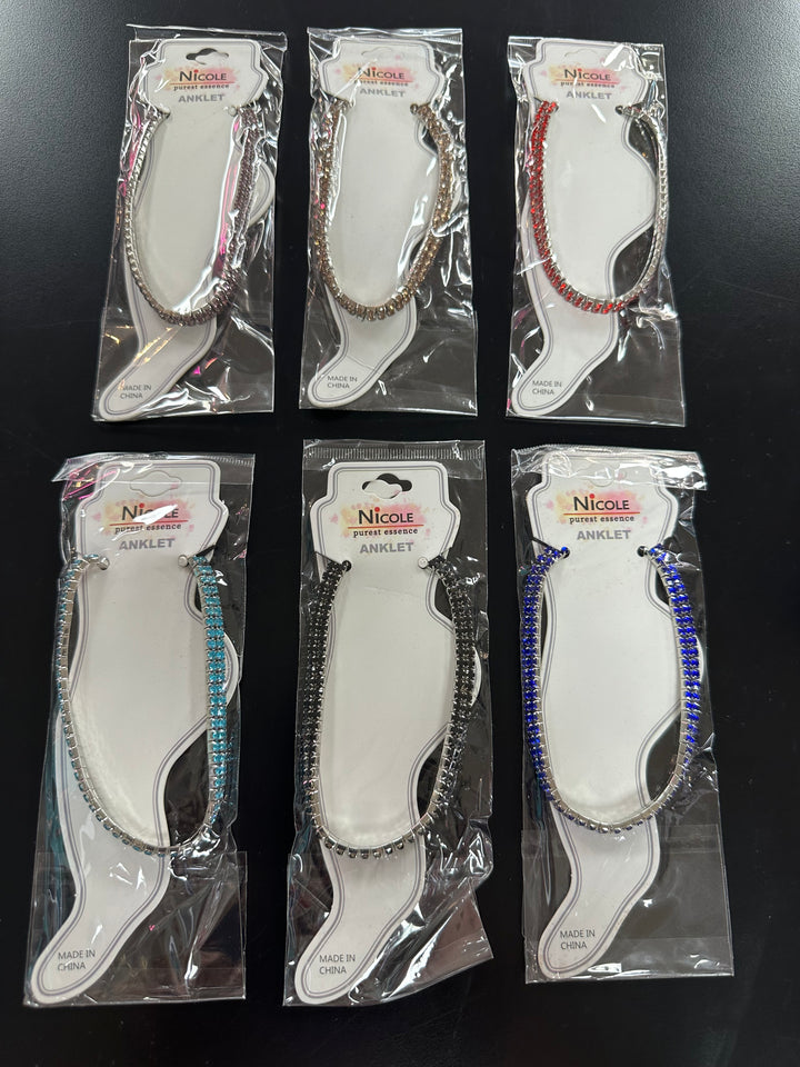 Rhinestone Ankle Bracelet