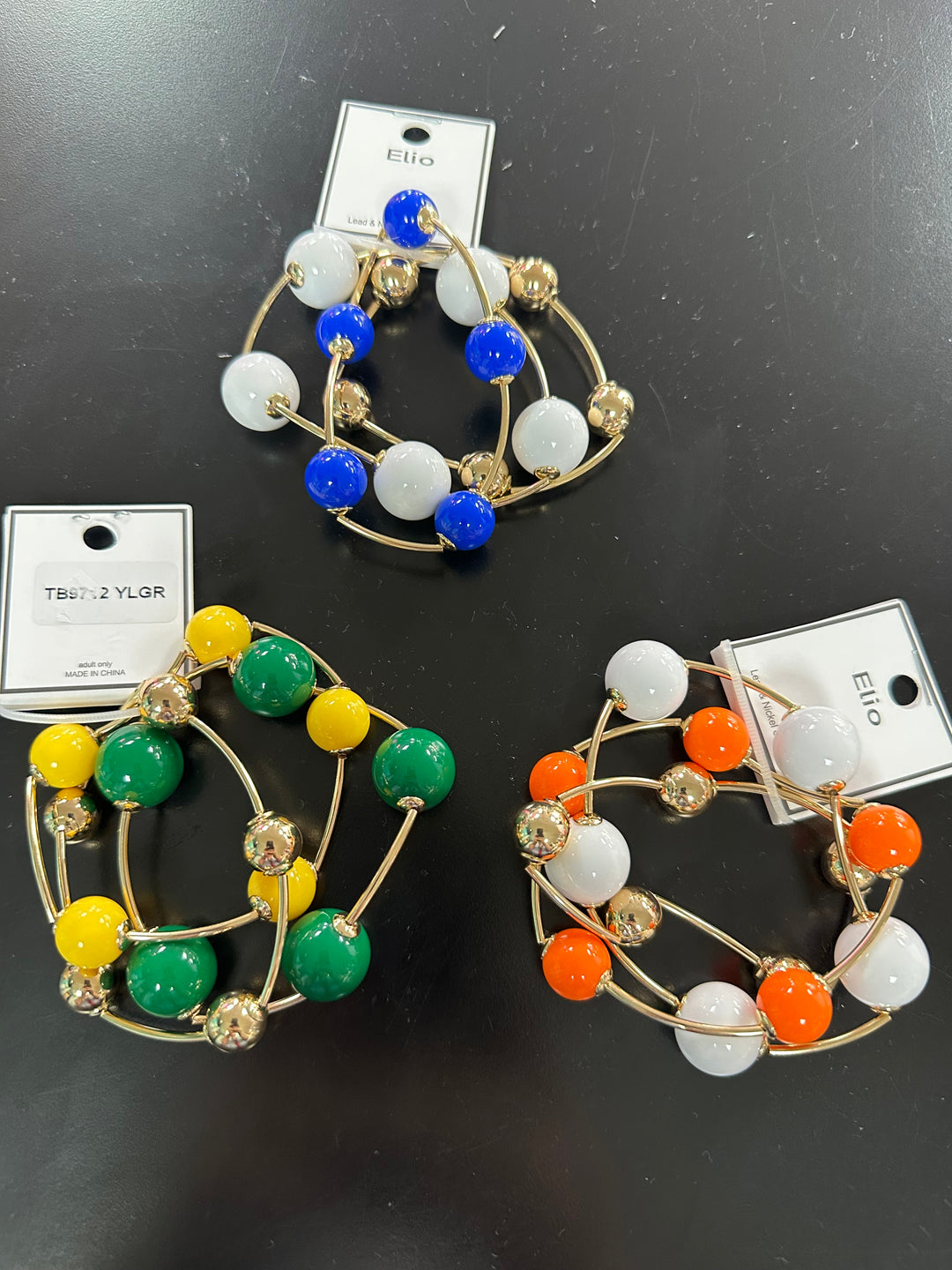 Gold Bar 3 Stack Bracelets￼
