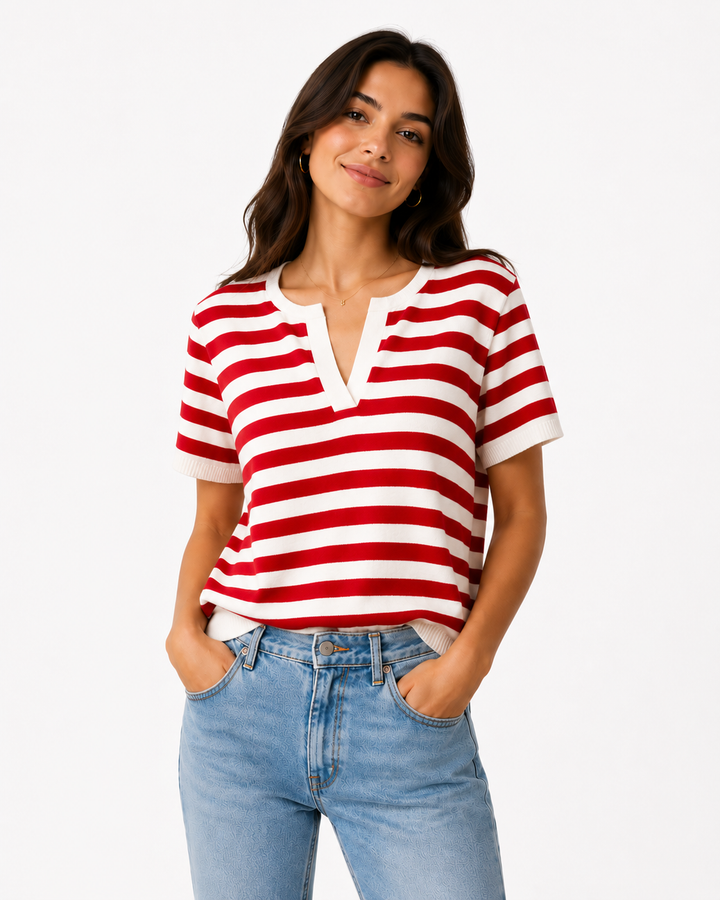 Harbor Breeze Striped Knit Top