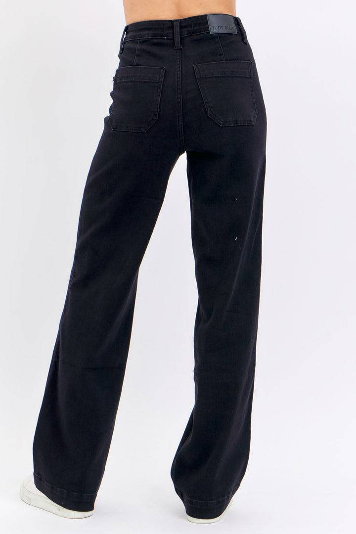 HW Judy Blue Black pocket jeans