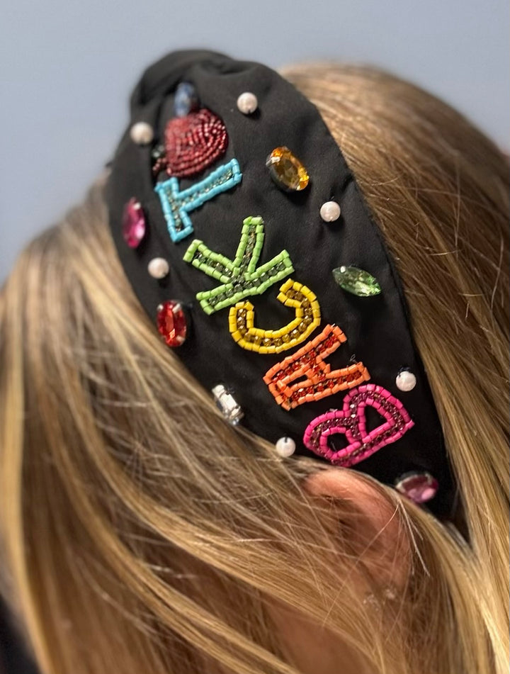Teacher / School Beaded Headband