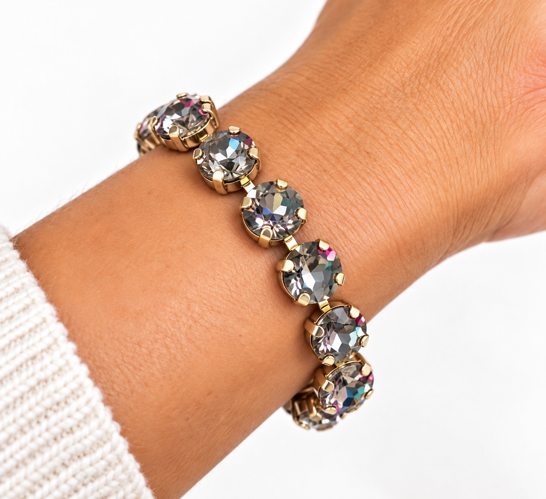 Bling Faceted Stone Bracelets