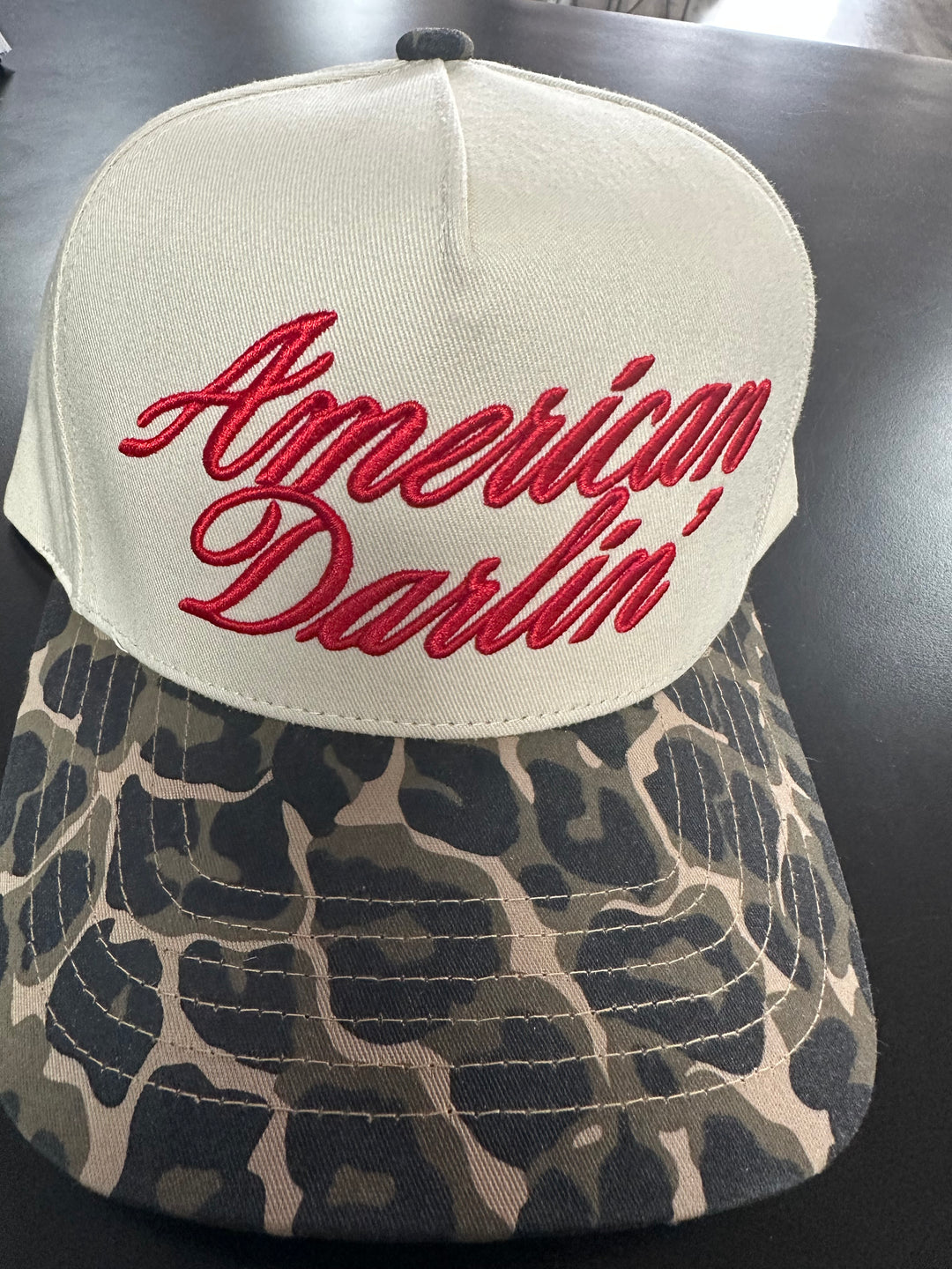 Mama or USA Blinged Trucker Hat