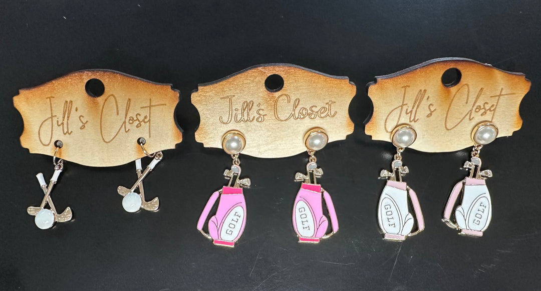 Golf Earrings
