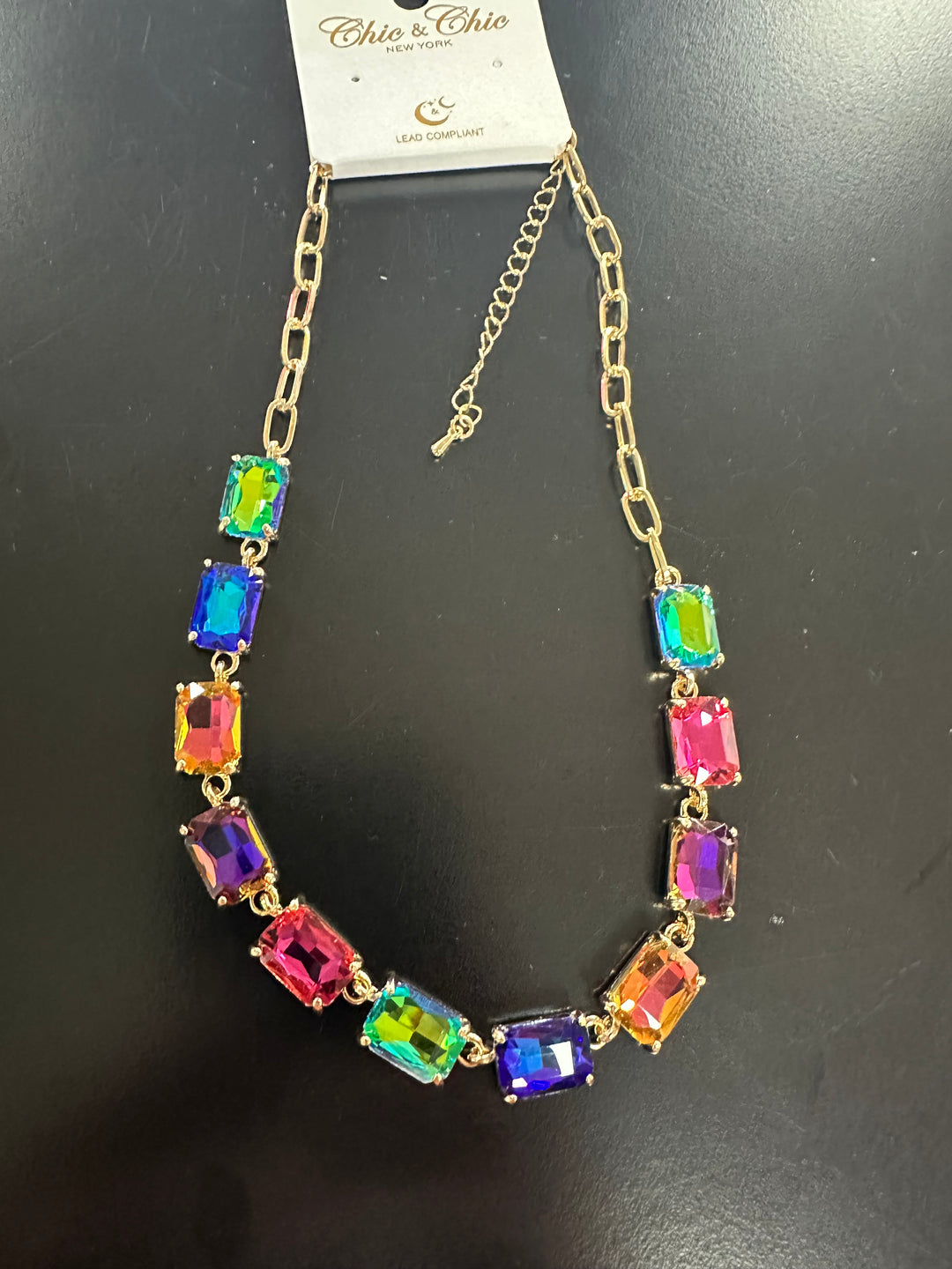 Beth’s Faceted Bling Necklace