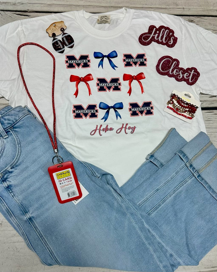 Manvel Mavericks Coquette Tee