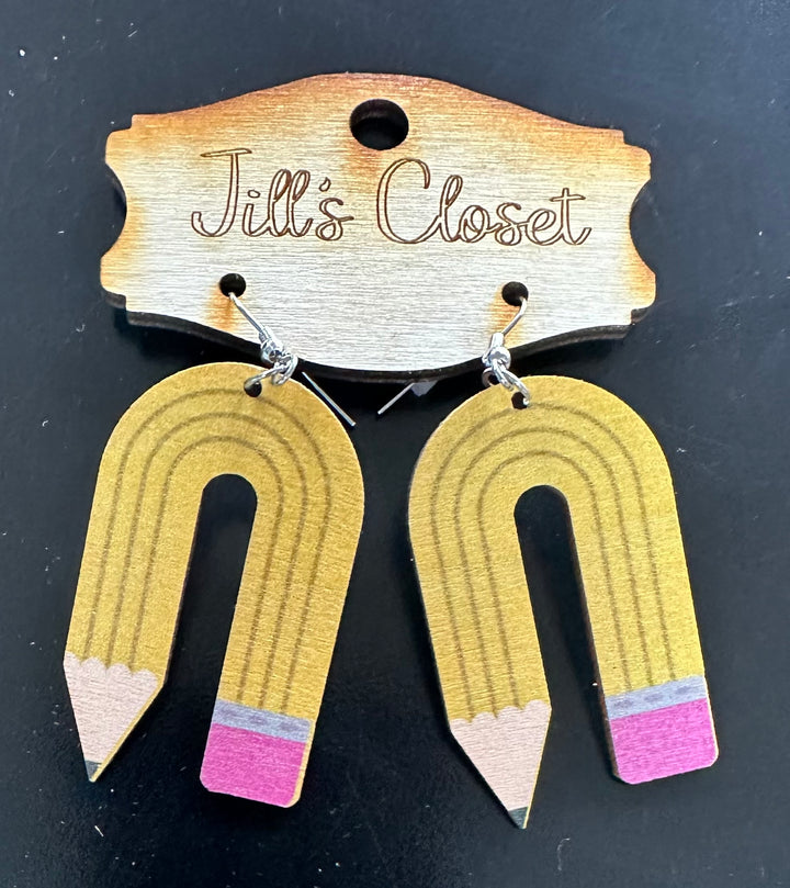 Teacher Pencil Earrings