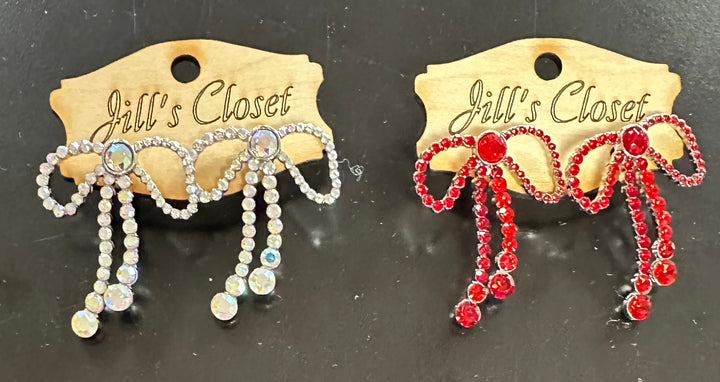 Lg. Bow Stud Earrings