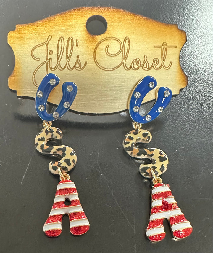 Patriotic Stud Earrings