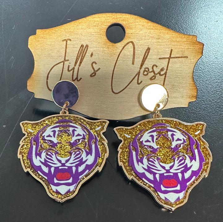 Tiger earrings
