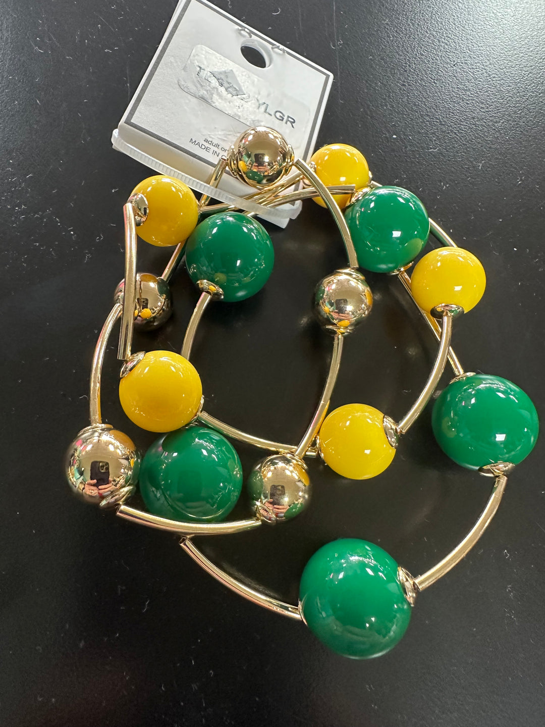 Gold Bar 3 Stack Bracelets￼