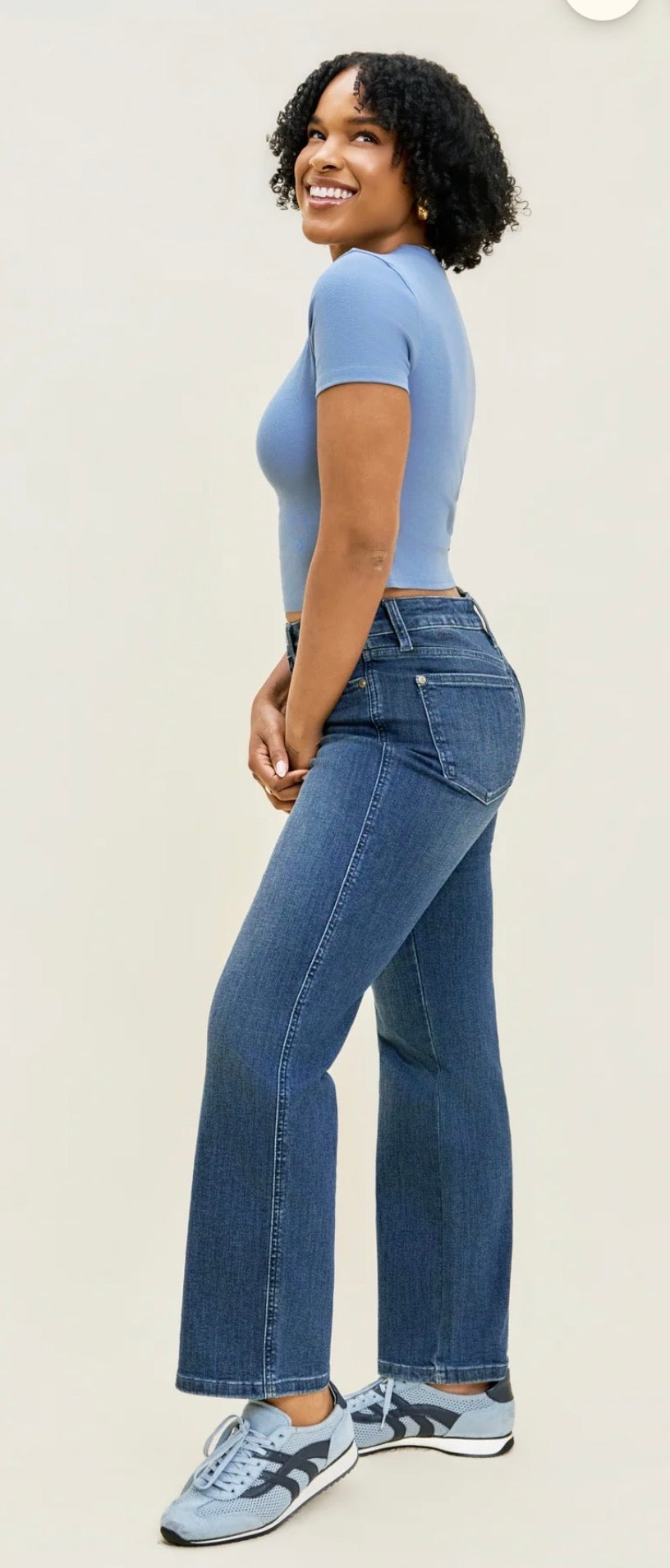 Judy Blue MR Tummy Control Straight Jeans