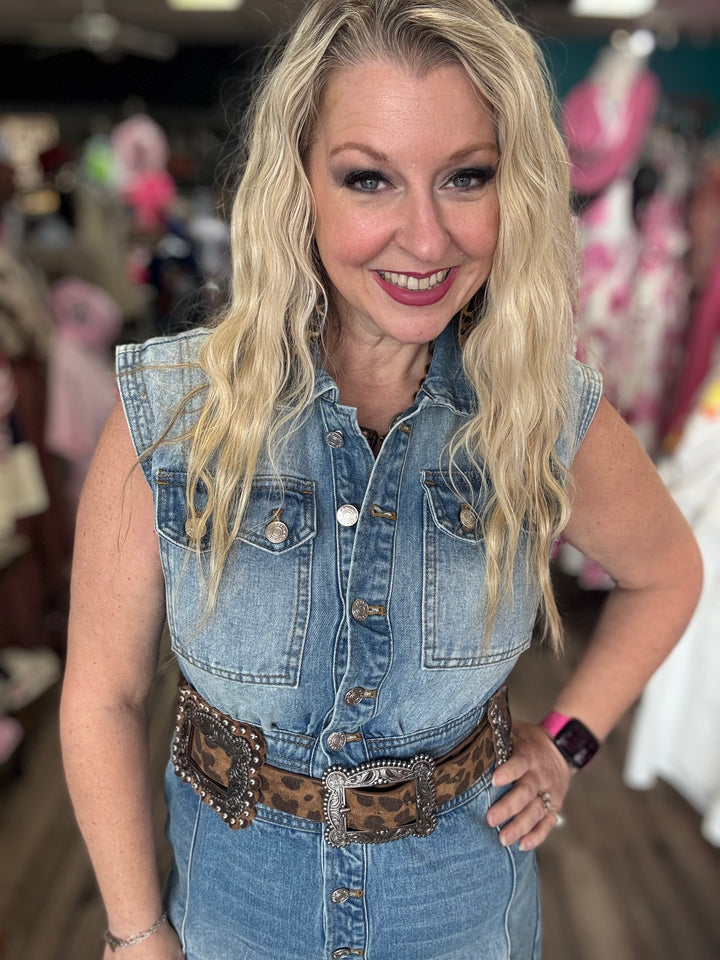 Kerri’s Denim Jumpsuit