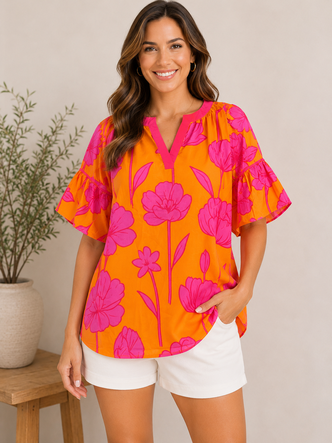 Sunset Bloom Blouse