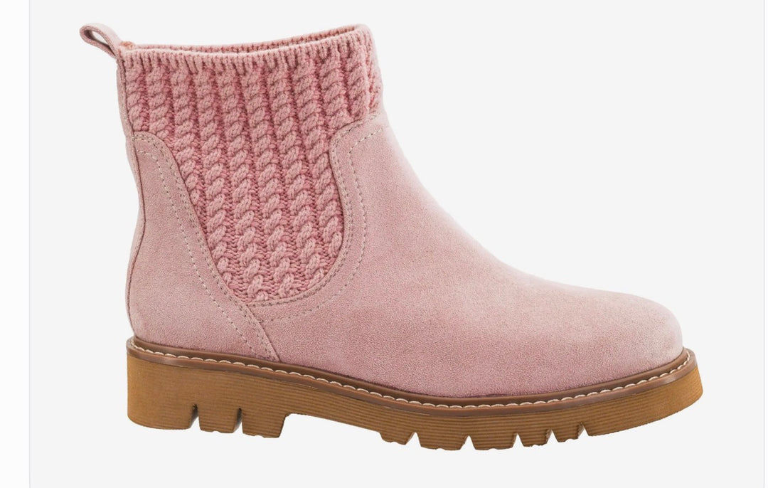 Corky’s Keep Me Warm Pink Booties