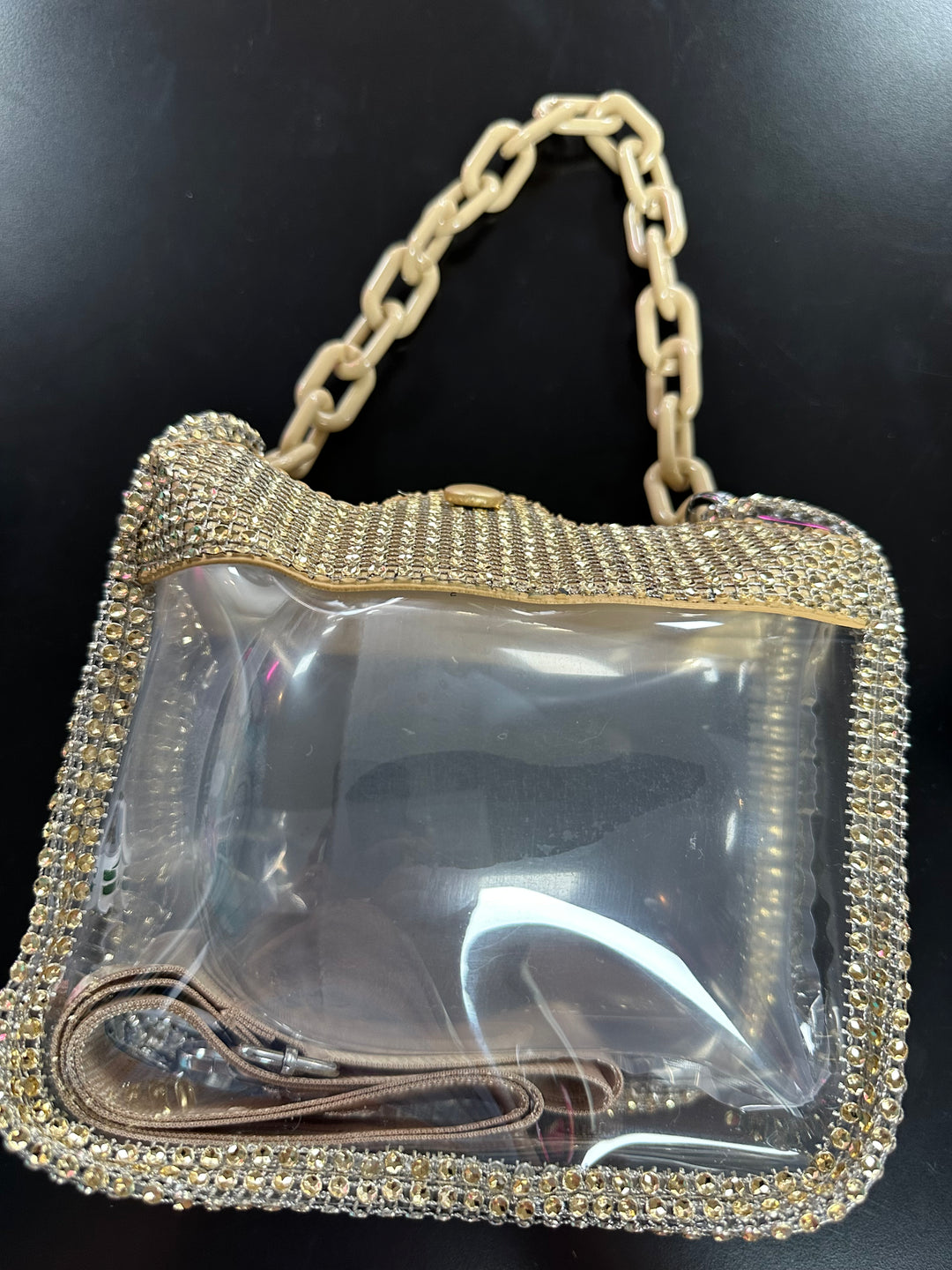 Clear Glittery Bags