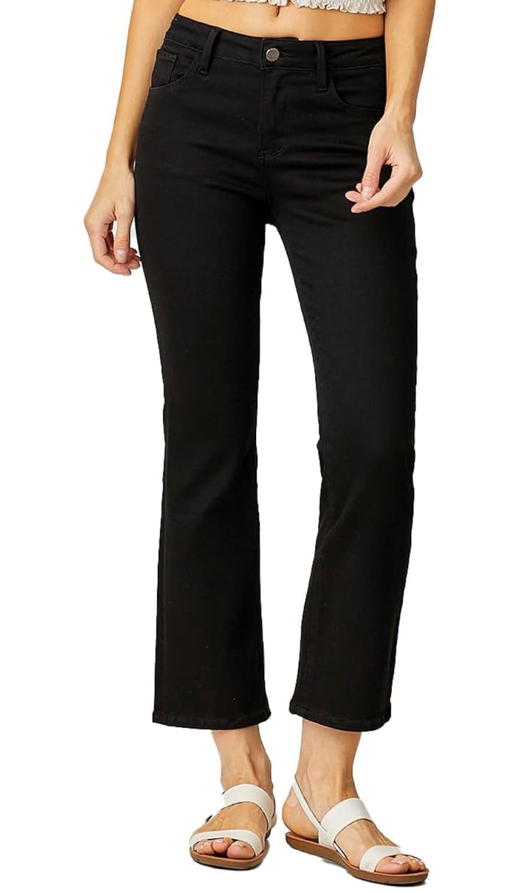 Wickedly Cute Black Crop Jeans