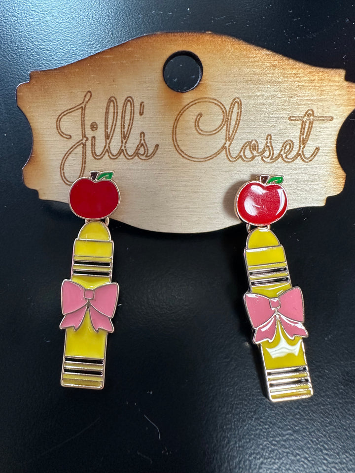 Teacher Pencil Earrings