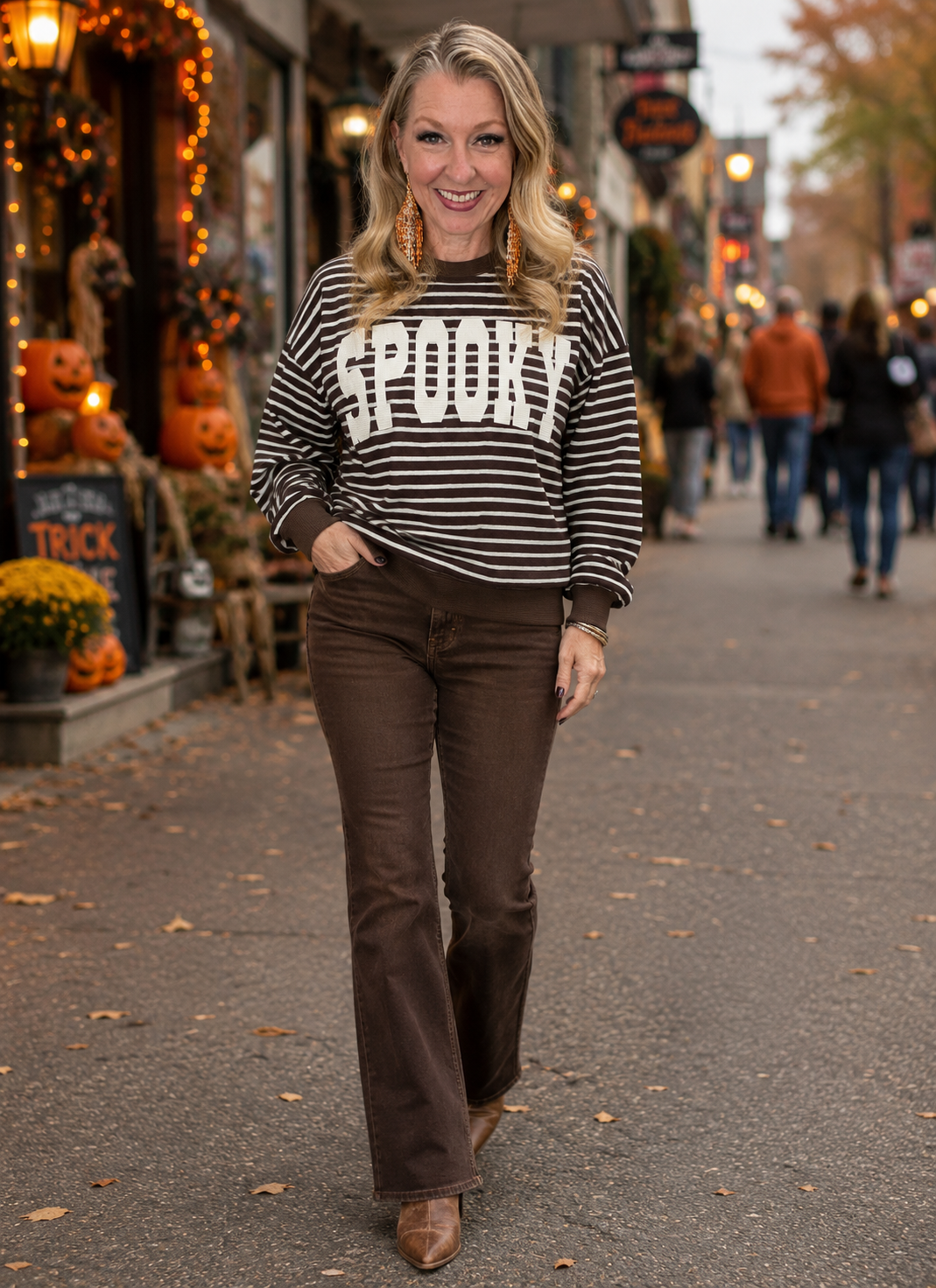 Look Spooky Knit Top