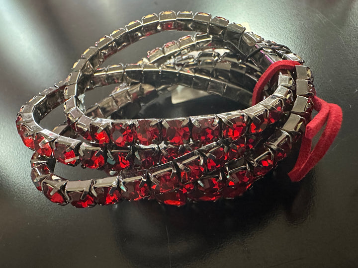 Rhinestone Bracelet 5 Stack